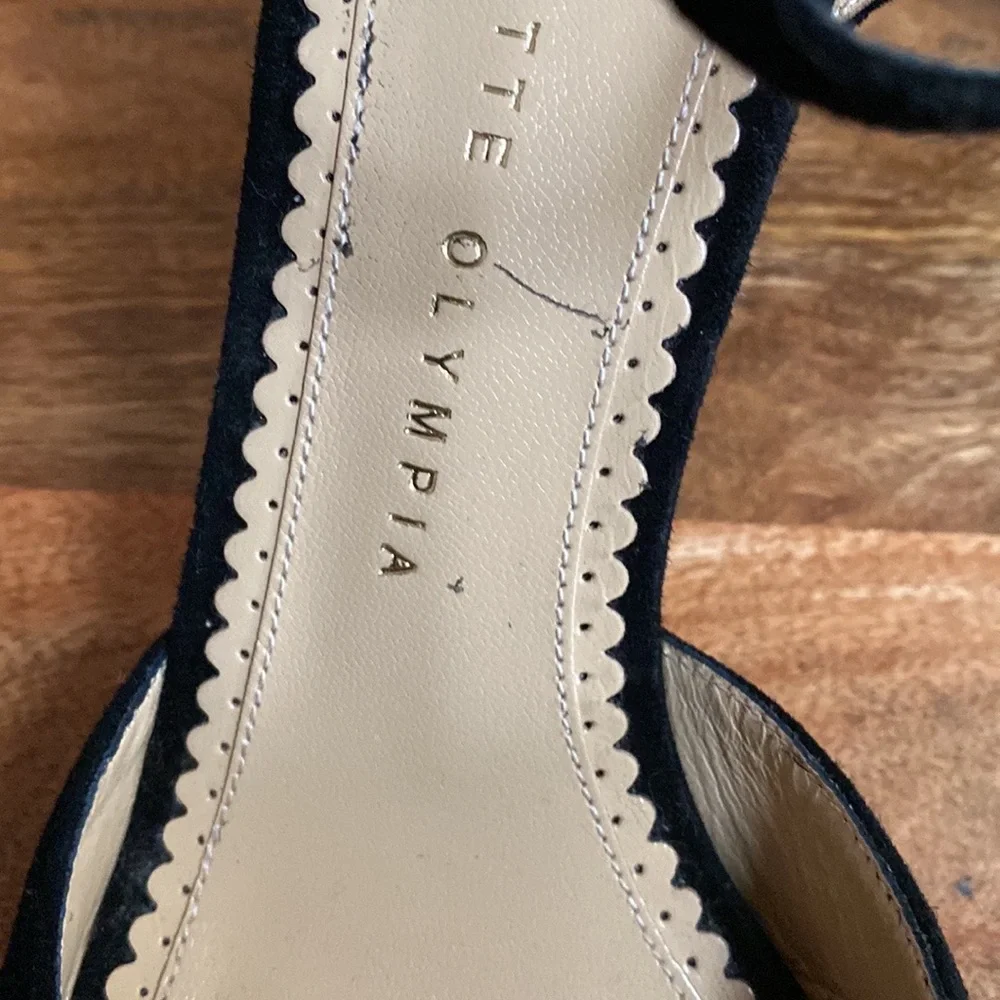 Charlotte Olympia Black Suede Aranea Spider Web d'Orsay Pump Heels Shoes